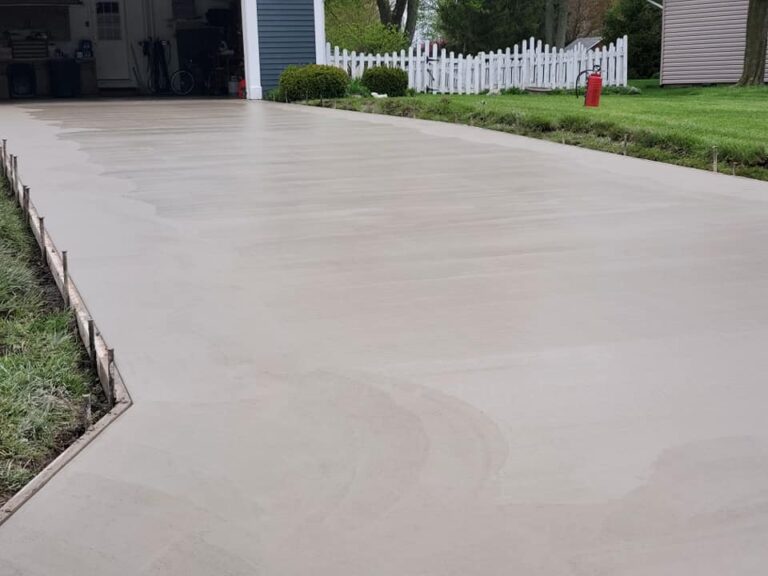 Fresh concrete by Northwest Custom Concrete